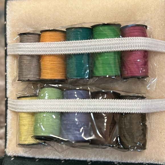 Vintage Singer Sewing Case Box Collapsible Cube Box Padded Thread Fabric… - Picture 8 of 12